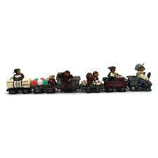 VTG Boyd's Bearstone Collection Casey Whistlestop 6 Piece Train Set Eggnog 2001 picture