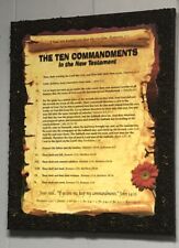 The Ten Commandments In The New Testament   King James Version 20x16 In Canvas picture