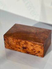 wooden jewelry box, thuya wood handmade morocco large box with tray inside box picture