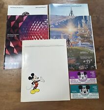 Vintage Walt Disney Productions Annual Report Booklets 1980 To 1984 Ephemera Lot picture