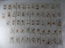 Lot of 55 Sarony Cigarette Cards Saronicks 1929 picture