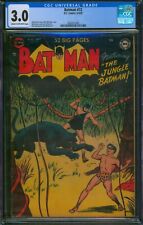 Batman #72 (1952) ⭐ CGC 3.0 ⭐ Jungle Tarzan Homage Cover Golden Age DC Comic picture