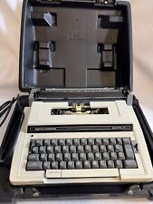 Typewriter Smith Corona Electra XT Brown Case Vintage Electric Test Works picture