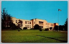 Brookhaven Mississippi Brookhaven High School Building Chrome Postcard picture