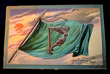 Tuck~Antique St.Patrick's Day Postcard~ IRISH FLAG of Erin~g614 picture