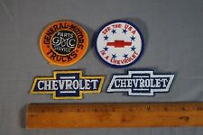 Lot of 4 Vtg Chevrolet Patches General Motors Trucks Parts Service USA picture