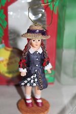 Effanbee Doll Company F070 Margaret Child Doll With Hat Christmas Ornament 1999 picture
