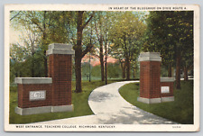 Postcard Richmond, Kentucky, West Entrance Teacher's College A628 picture