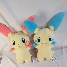 Pokemon Plush  Plusle & Minun Set of 2 Mofugutto Doll 2024 picture