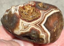 1.9 Oz Lake Superior Agate TOP SHELF High Contrast Bold Wrap Around Lsa Lapidary picture