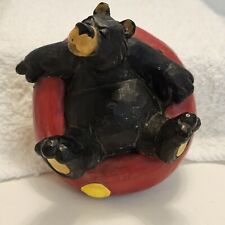 Wetherbee Collection Black Bear Floating On An Inner Tube Taking Life Easy Sweet picture