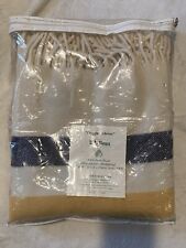 Vintage LL Bean “Trapper Throw” Blanket NOS 50” X 60” Blue, Yellow  & Red Green picture