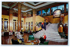 c1960's Interior Lobby, Stairs at Hotel Gadsen Douglas Arizona AZ Postcard picture
