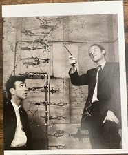 Book Clipping Photo James Watson Francis Crick 1953 DNA Structure picture