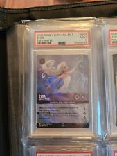 2023 Disney Lorcana The First Chapter 207 Elsa Spirit Of Winter Enchanted PSA 9 picture