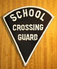 GEMSCO NOS Vintage Patch POLICE - SCHOOL CROSSING GUARD - Original 1990 MINT picture