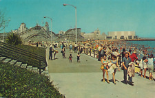 West Beach from Navy Landing in Long Beach, California vintage unposted picture