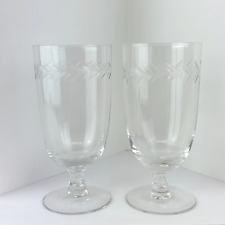 Pair of Fostoria Crystal Iced Tea Glasses picture