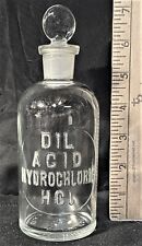 DIL ACID HYDROCHLORIC 250mL laboratory apothecary reagent science drug school A1 picture