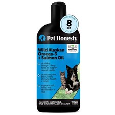 Pet Honesty Vet Recommended Salmon Oil for Dogs and Cats, 8oz picture