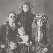 1900s L M Folk Blind Family Donation Support Patronage Postcard Souvenir Card picture