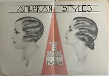 RARE 1929 - 30 The American Hairdresser Styling Posters AMAZING FASHION BARBER picture