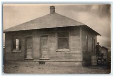 c1910's House Scene Parker South Dakota SD RPPC Photo Unposted Antique Postcard picture