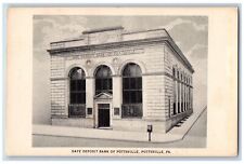 c1920's Safe Deposit Bank Pottsville Building Pottsville Pennsylvania Postcard picture