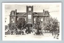 RPPC Courthouse, Vehicles, Vintage Postcard picture