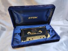 RARE Vintage 1978 Collectible Golden TDK Cassette Tape Limited 3,000 Made picture