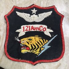 Guaranteed Original Vietnam War 121st Aviation Avn Co Hand Made Helicopter Patch picture