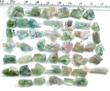 134 Cts Beautiful Mix Colors Tourmaline Crystals Specimens Type Good Quality Lot picture
