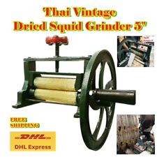 Iron Dry Squid Grinder Hand Press Cast Extractor Sugar Cane Juicer Manual 5