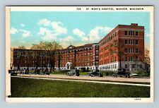 Madison, WI-Wisconsin, St Mary's Hospital, Vintage Postcard picture