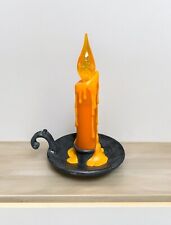 Hallmark Halloween Flickering Haunted Candle Ghost Face Lantern WORKS READ picture