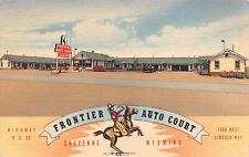 Frontier Auto Court Highway US 30 Cheyenne Wyoming WY 1949 Postcard 5136 picture