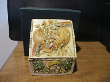 Harmony Kingdom Picturesque Noah's Hideaway Box w/The Lost Ark Tile By Peter SGN picture
