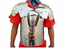 Roman Lorica Segmentata Armor Breastplate Medieval Costume Brass Lined Segmenta picture
