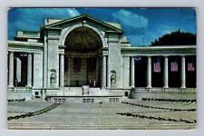 Arlington VA-Virginia, Arlington Memorial Amphitheatre, Vintage c1958 Postcard picture