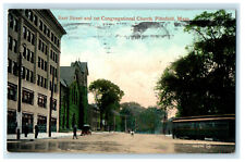 1909 East Street View, Pittsfield, Massachusetts MA Posted Postcard picture