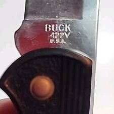 Vintage BUCK #422V BUCKLITE POCKET KNIFE Made in the USA picture