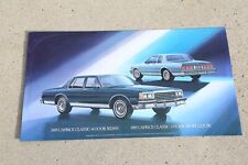 Vintage Chevy Caprice GM Dealer Promo Car Showroom Poster Sign 1985 display picture