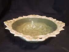 Grasslands Road Ceramic Celtic Bread Basket Bowl with an Irish Blessing picture