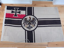 WW1 German Imperial War Flag Stamped, Off Board SMS Derfflinger picture