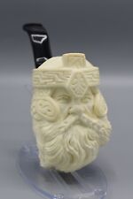 XL Ancient GIMLI Viking Pipe BY  Kenan Block Meerschaum-NEW W CASE#1557 picture