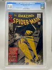 Amazing Spider-Man 30 ~CGC 7.5 ~ (11/65) ~O/W pgs ~1st app Cat Burglar picture