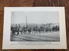 original 1918 print . the british expeditionary force in boulogne  picture