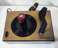 VINTAGE RCA VICTOR 45 RPM Record Player Model 45-J-2 Bakelite Case Untested picture