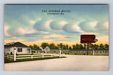 Lexington KY-Kentucky, The Springs Motel, Advertisement, Vintage Postcard picture