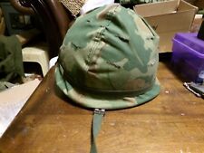 Vietnam War US M1 Helmet with Mitchell Cover picture